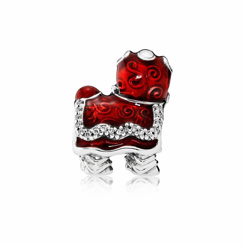 Pandora Australia Chinese Lion Dance Charm - Sterling Silver | PDQHIX096